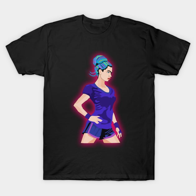 Women Soccer T-Shirt by Womens Art Store